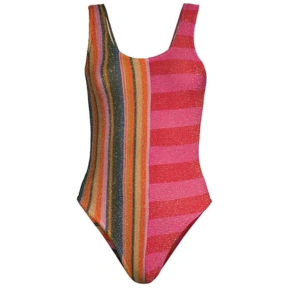 ISO- Farm Rio mixed stripe one piece - Picture 1 of 1